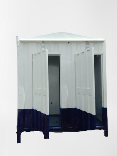 Portable Toilets Cabin - Color: White And Blue