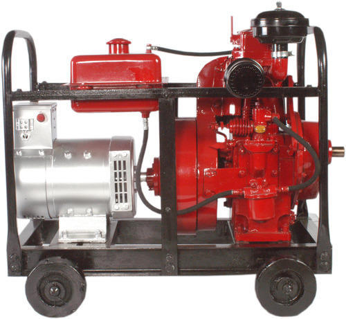 Red Color Air Cooled Diesel Generator, Voltage: 220V, Speed: 1500 Rpm Dimension(L*W*H): 960*660*789 Millimeter (Mm) Millimeter (Mm)