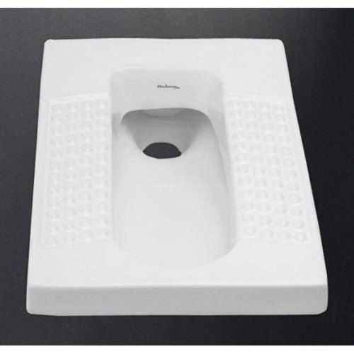 White Color Comfortable Ceramic Indian Toilet Seat For Home, Office, Hotel, School