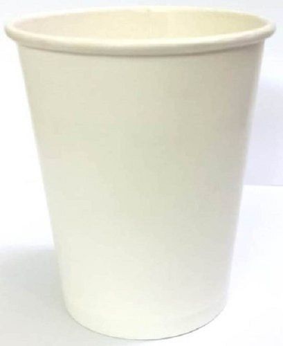 White Color Plain Disposable Paper Glass For Tea And Coffee