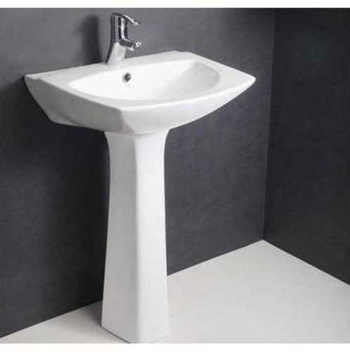 Rectangular White Wash Basin In Perfect Shape For Home, Hotel, Office And Restaurant