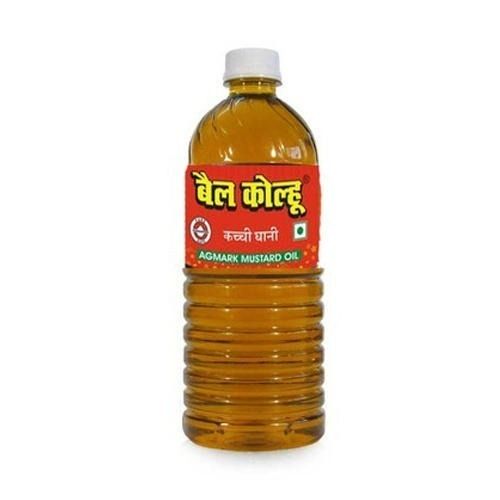 1 Ltr Pack, Yellow Color Natural And Pure Bail Kolhu Mustard Oil For Cooking Application: Food