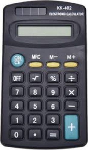 Basic Calculator Color Black Allows Students Solve Complicated Problems Quickly