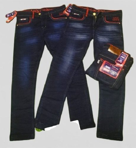 Plain Comfort Fit Men's pocket style jeans in black, Waist Size: 30 at Rs  799/piece in Delhi