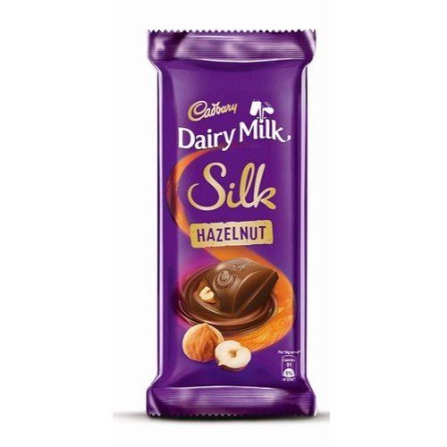  स्वादिष्ट मीठा प्राकृतिक समृद्ध स्वाद Cadbury डेयरी मिल्क सिल्क हेज़लनट चॉकलेट 