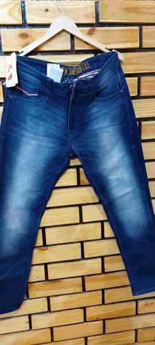 Faded Slim Fitting Denim Jeans For Mens With 26 To 32 Waist And Ankle Length