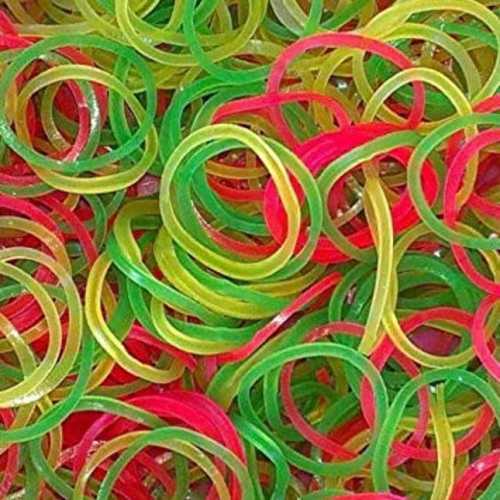 Master Red Yellow Green Nylon Rubber Bands for Multiple Use