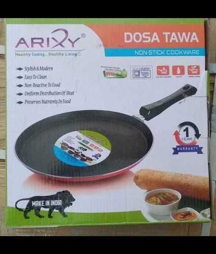 Non Stick Cookware For Kitchen Use In Plain Pattern And Black Color