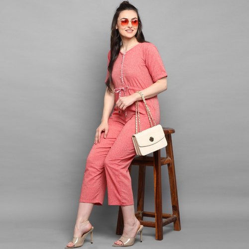 Blue,Red Women's Stylish Short Jumpsuit at Rs 315/piece in Surat