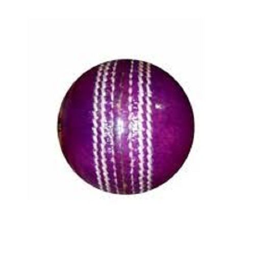 Purple And White Color Cricket Ball For Practice, Training, Matches For