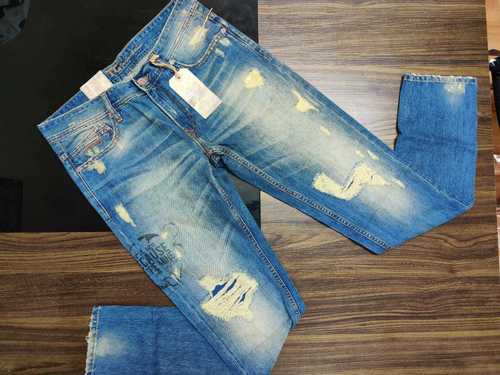 Top Parts Fashion Ripped Denim Jeans High Stretch Skinny Blue Jeans for Men   China Men Jean and Jeans price  MadeinChinacom