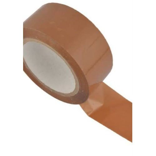 पैकेजिंग के लिए सख्त और टिकाऊ सिंगल साइडेड 3 इंच ब्राउन कलर सेलो टेप शेल्फ लाइफ: 1 साल