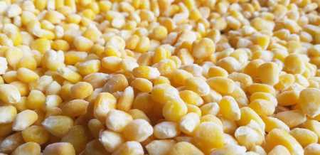 Yellow Color, Frozen Sweet Corn Kernels with No Preservatives