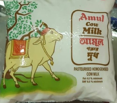 100% Natural Healthy And Tasty Amul Pasteurized Homogenized Cow Milk 