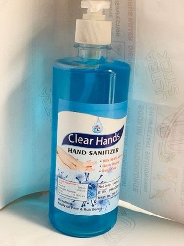 Alcohol-free, Non-scented Easy to Apply Blue Color Hand Sanitizer Gel Pack