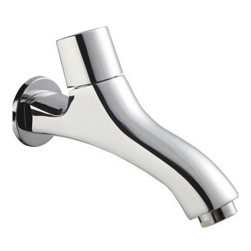 Brass Contemporary Axis Silver Bibcock Water Tap