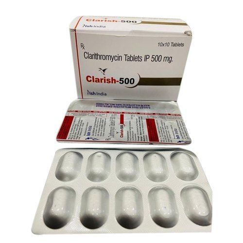 Clarithromycin Tablets Ip 500mg For Treatment Of A Variety Of Bacterial Infections