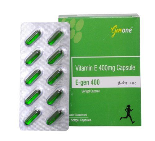 E Gen 400 Vitamin E 400 Capsule For Growth Capsules Natural Supplement That Helps Support The Body's Natural Production Of Antioxidants