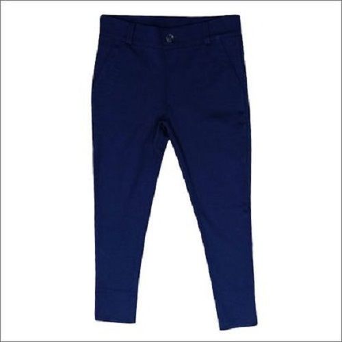 Ladies Navy Blue Work Trousers | Straight Leg Trousers Womens – Salonwear