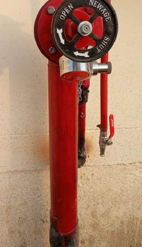 Red And Black Heavy-Duty Mild Steel Automatic Fire Hydrant Pump, 4 Ft 