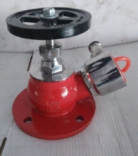 Red Heavy-Duty Mild Steel Single Outlet Fire Hydrant For Industrial And Domestic