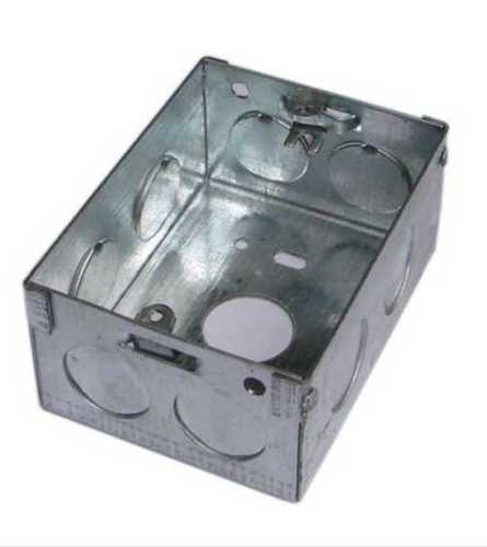 Silver Stainless Steel 3 Module Galvanized Iron Concealed Modular Box