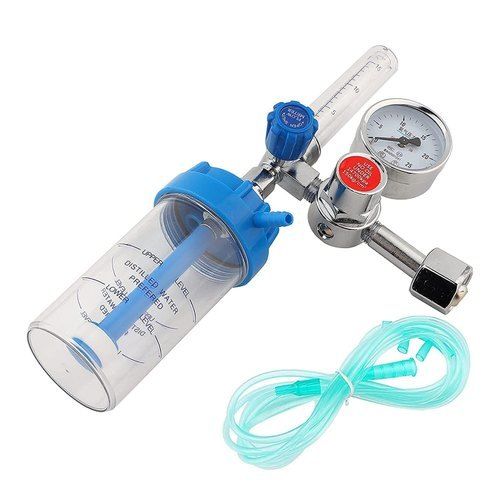 Oxygen Flow Meter With Regulator And Humidifier Bottle For Hospital Use