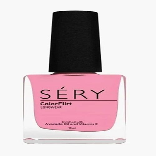 Quick Dry High Coverage Long Lasting Durable Pink Liquid Nail Paint For Women Shelf Life: 1 Years