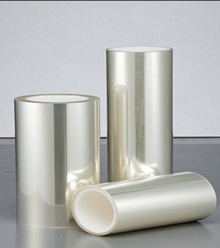 Silver 12 To 50 Micron Adhesive Excellent Barrier Polyester Chemical Coated Film Roll