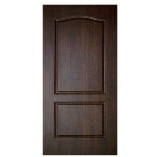 Brown Color Fibre Pvc Living Room And Bathroom Door Design: Plain