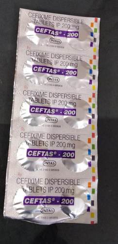 Ceftas 200 Tablet, 10 Tablets In 1 Strip