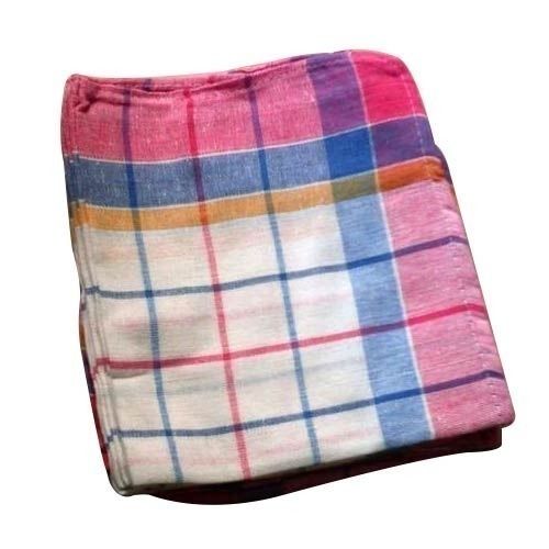 Tear Resistance Light Weight Check Pattern Wet And Dry Cotton Cleaning Cloth Shelf Life: 2 Months