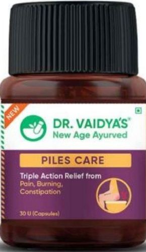 Dr Vaidyas Ayurved Piles Care Capsules For Pain Burning And Constipation