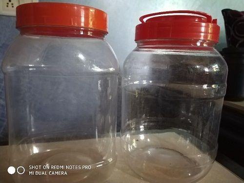 Environment-Friendly Red And Transparent Heavy-Duty Polyester Pet Bottles Dimension(L*W*H): 5 Inch (In)