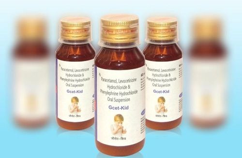 Gcet-Kid Paracetamol, Phenylephrine Hcl And Levocetirizine Oral Suspension General Medicines