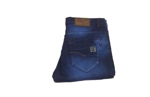 Men's Blue Denim Jeans - Regular Fit, 28-40 Inch Waist Size | Breathable, Washable, Casual Style