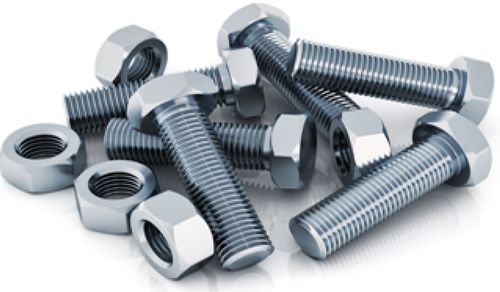 Galvanized Mild Steel Polished 1-10 Mm Nut And Bolt For Machine Use