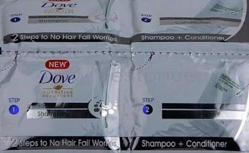 White Protect Hair Against Damage And Hair Looks Healthy Dove Shampoo +  Conditioner, Pouch at Best Price in Barmer | Bhagwan Dass Maloo u0026 Brothers