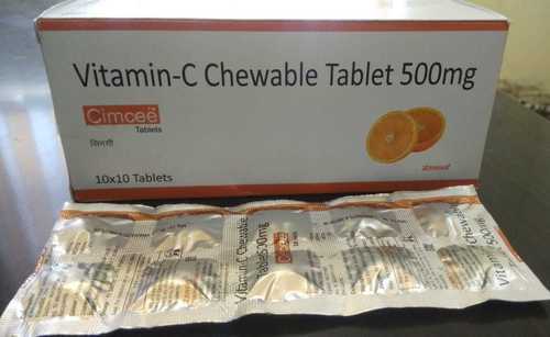 Vitamin C Chewable Tablets 500Mg Cool And Dry Place