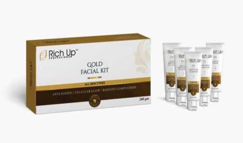 260Gm Rich Up Professional Gold Facial Kit For All Types Of Skin Weight: 260 Grams (G)