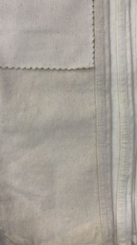 54m Plain Light Grey Color Cotton Grey Fabric For Garments Industry
