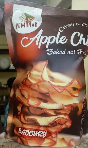 Crispy And Crunchy Baked Apple Chips, Zero Calories, High Protein- Vitamin C