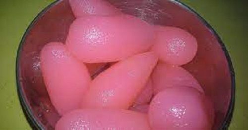 Fresh And Mouth Melting Sweet Pink Rasgulla (Chamcham) With Excellent Taste