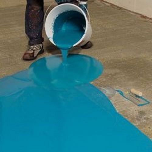 Liquid Hard Surface, Durable Finish And High Quality Dark Blue Color Floor Coating Paint 