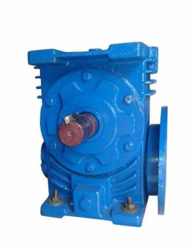 Horizontal Industrial Cast Iron Gear Box In Blue Color For Industrial Use