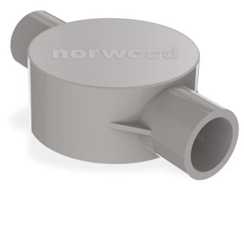 Withe Light Weight, Durable And Easy To Install Highly Durable Grey Colour Conduit Pvc Junction