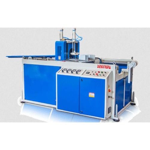 Blue Mild Steel Automatic Pvc Pipe Cutting Machine, Capacity 15-50 Kg/Hour