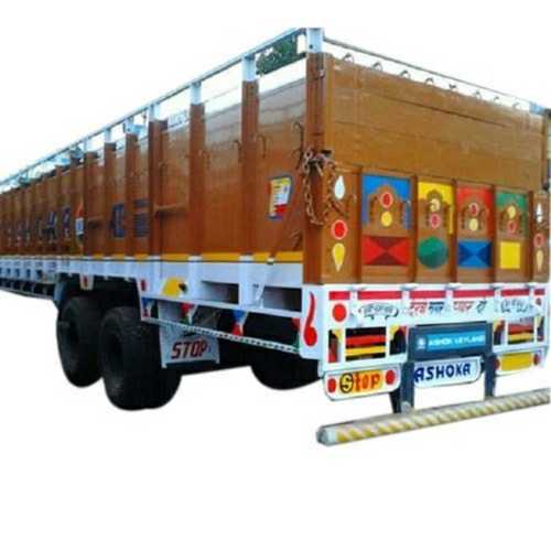 Open Truck Body In Rectangular Shape And Multi Colors, 27 Feet Open Truck Body