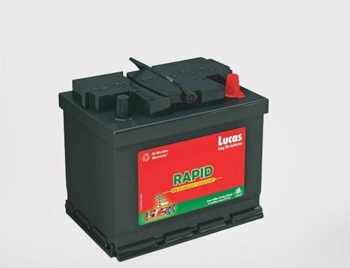  प्लास्टिक बॉडी और ब्लैक कलर एसिड लीड कार बैटरी 12 वोल्टेज