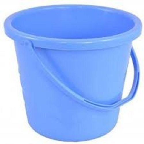 Pvc Robust Design And Unbreakable Sky Blue Plastic Bucket For Home And Hotels